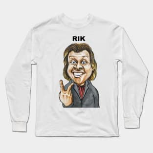 Rik Mayall Caricature/Fan art Long Sleeve T-Shirt